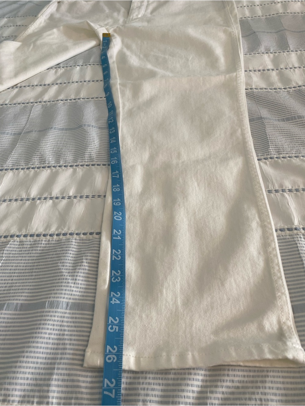 White House Black Market Women's White Straight-Leg Pants - Picture 3 of 15